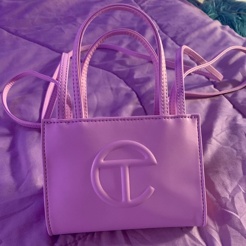 Telfar bag small pink